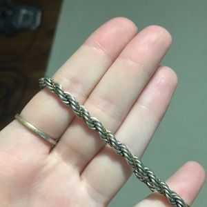 Tiffany silver and gold bracelet